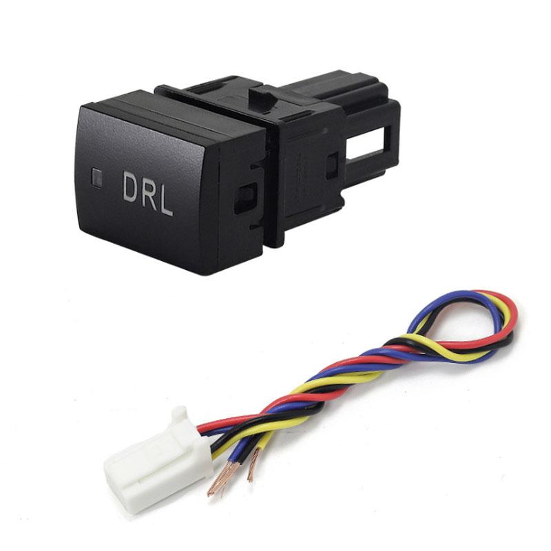 

1 шт., зеркало заднего вида DRL BSM, электронная кнопка переключения музыки для собак для Nissan Sylphy 14, новинка DRL