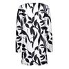 Women's Fashion Casual Comfort Floral Print Mid-Length Cardigan Jacket