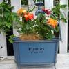 Green Ovals Planter With Decorative Spout High Leg Flower Stand Outdoor Planter For Garden Balcony
