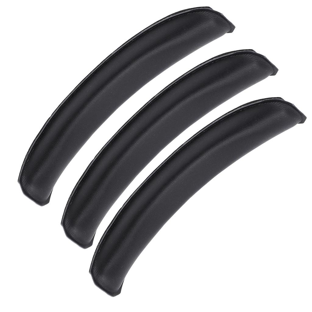 3pcs Headphone Replacement Headband Pad Soft Protein Leather Headband Cushion for W820NB W820NB Plus Black