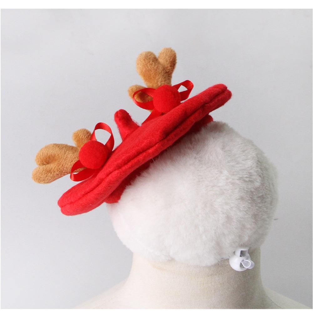 Weihnachts-Haustierhut Katze Hund Niedliche Geweihe Barett Dekorative Accessoires Haustierbedarf