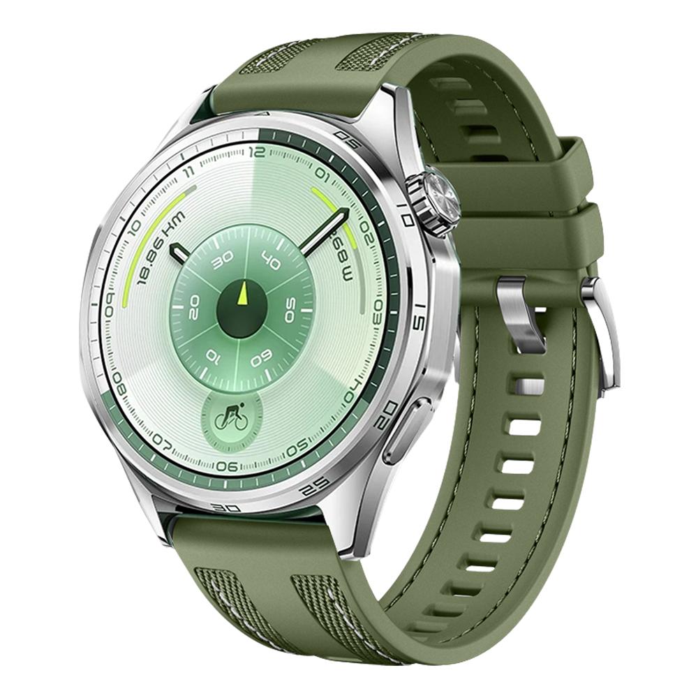 22 mm Band Lämpligt för Huawei Watch GT6/GT6pro Mjukt och Hållbart Silikon Nylon Ersättningsarmband för GT5 GT4 46 mm