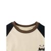 Children's Clothing Boys' Long-Sleeved T-Shirt Spring and Autumn Korean Style Big Kids Panda Raglan Sleeve Top Girls' Pure Cotton Base Shirt