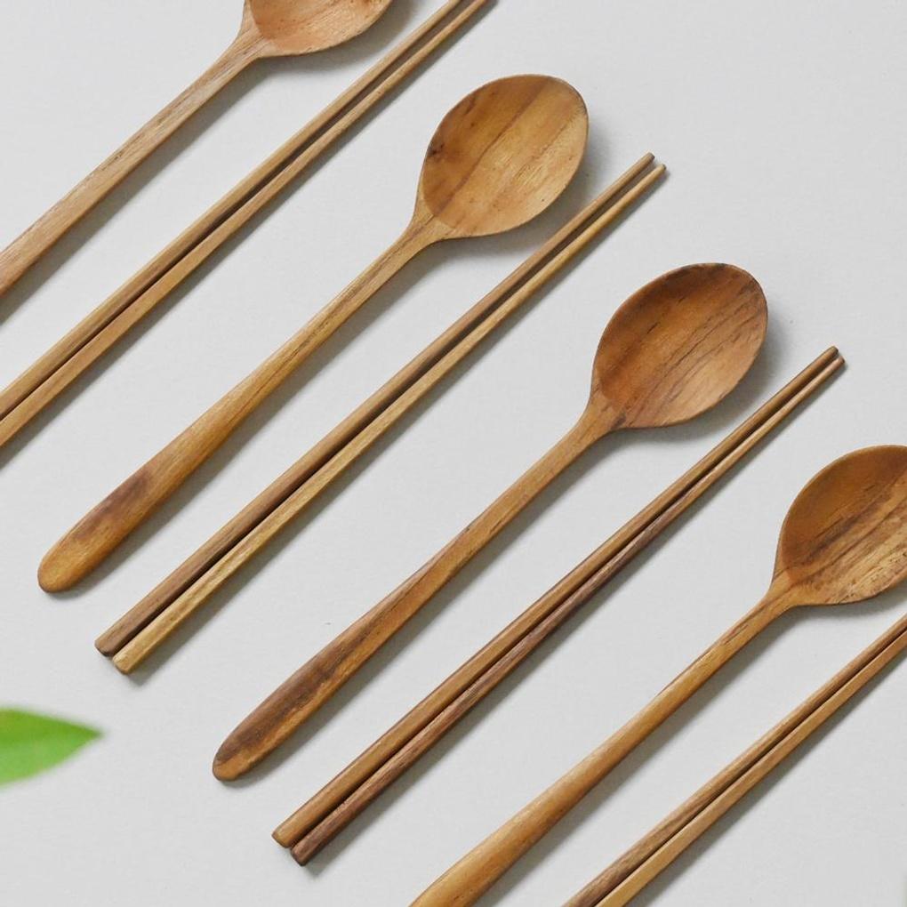 Romwood Indiantique Wooden Spoon Set