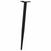 Vidaxl Nogi Do Stolika Kawowego, 4 Szt., Czarne, 72-73 Cm, Stal