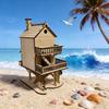 1 Wooden 3D Puzzle Cabin DO-IT-YOURSELF Wooden Assembly Miniature Imaginative Holiday Decor Present Perfect Ideal for Family Assembly