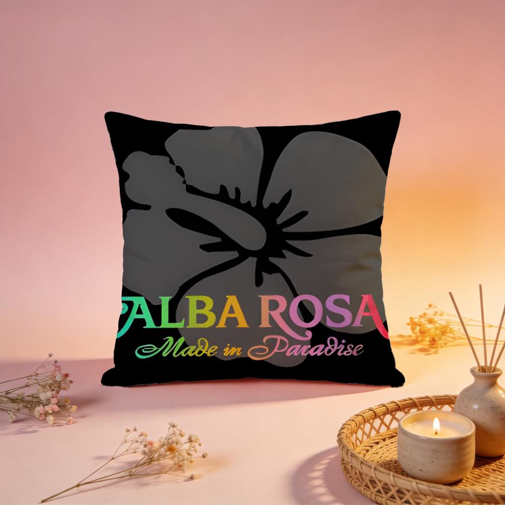 Popular AAlba Rosaead Cushion Cover Comfortable Durable Pillow Cover MultiScene for Home Office Car Sofa