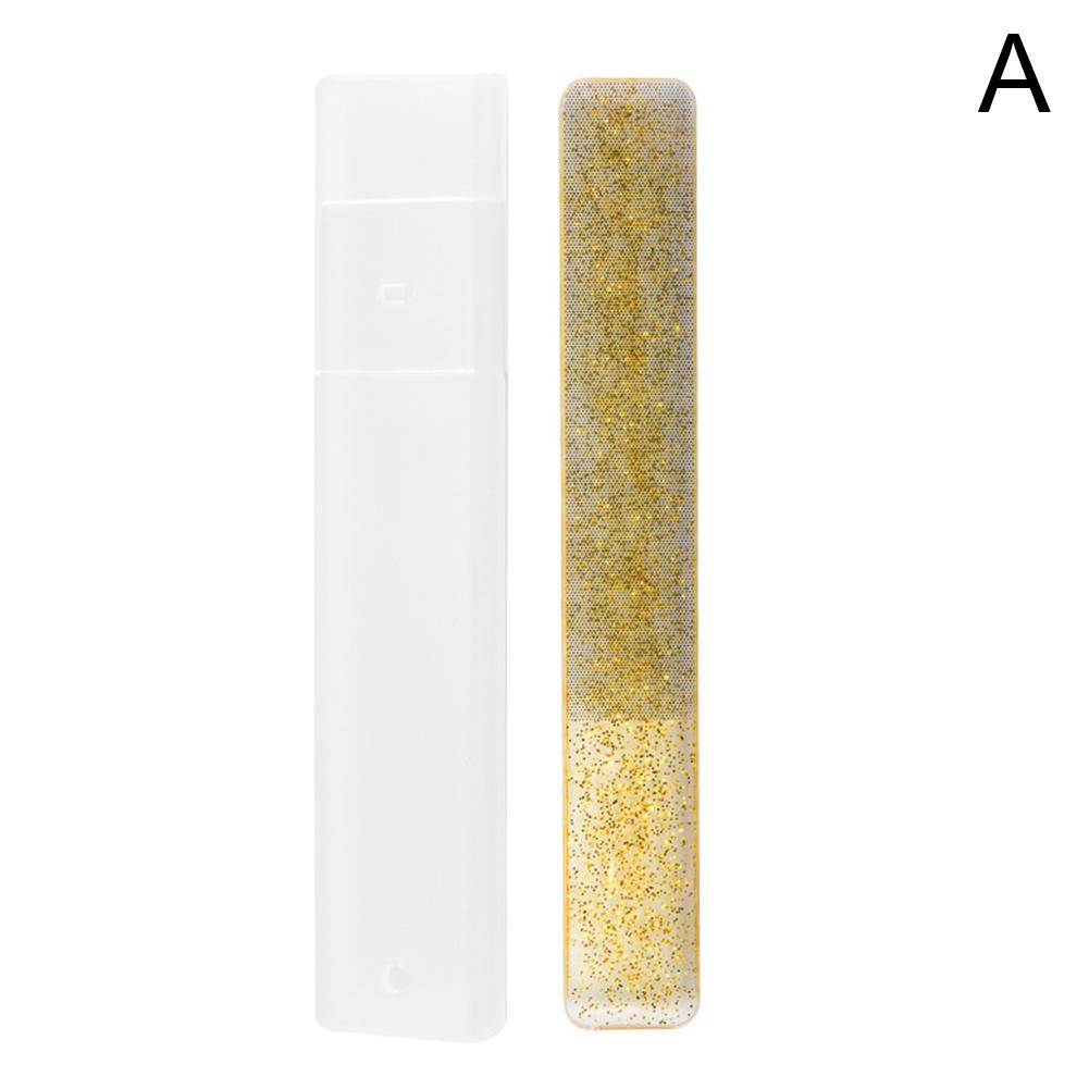 Crystal Nail Shiner Nano Glass Nail File Transparent Crystal Nail Polish Rubbing Strip Polishing Tool For Nail Art And Pedicures