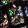 T-shirt Black Clover Asta Yuno Fumetto,Toro,Magia,Demone,Yami,Maglietta Anime Tutte le Taglie