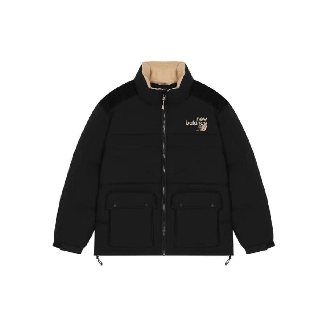 New Balance Winter Down Jacket Asia Sizing Black Beige Men s AMJ24353-BK XL