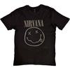 26 Nirvana Black Smile Official Men's T-Shirt Men's- Unisex T-Shirt