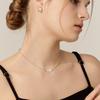 UNI.J [In517]Signature Logo Silver Necklace