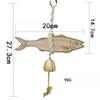 Wooden Windchime Home Decoration Wooden Door Bell Front Door Remind Bell Fish Shaped Alarming Windchime Room Decoration