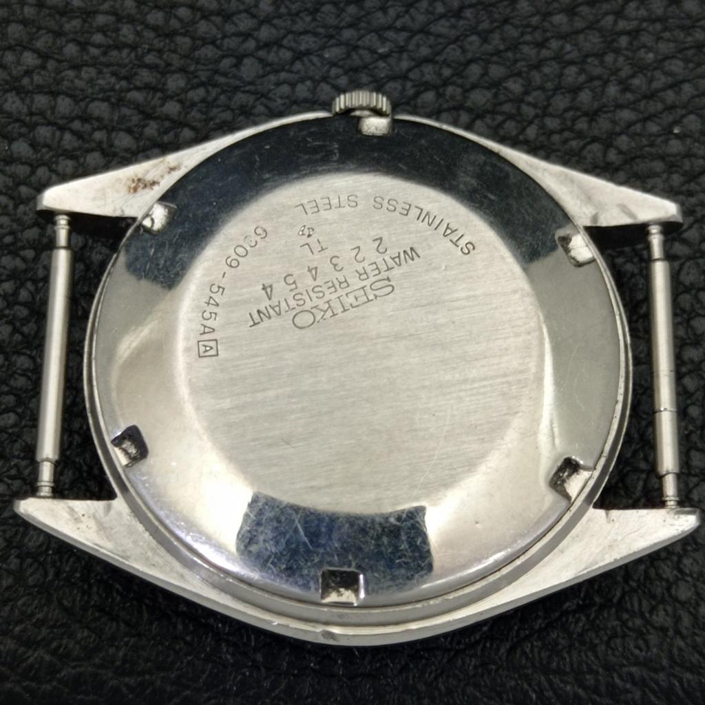 VINTAGE SEIKO 5 AUTOMATIC 6309A JAPAN MENS SILVER COLOR DIAL WATCH a701206-5 R206a-a701206