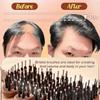 Volumizing Boar Bristle Hair Brush,Smoothing Dual-Style Hair Brush with Fluff-Up