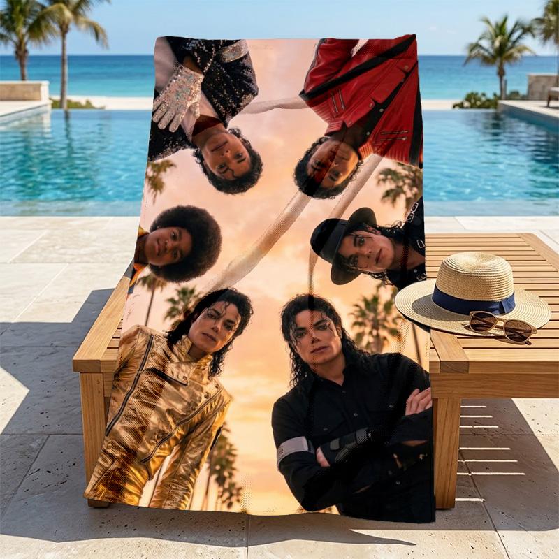 Moonwalkers Stylish Digital Printing Beach Towel Quick‑Drying Absorbent Blanket for Beach Pool Gym Travel C3137