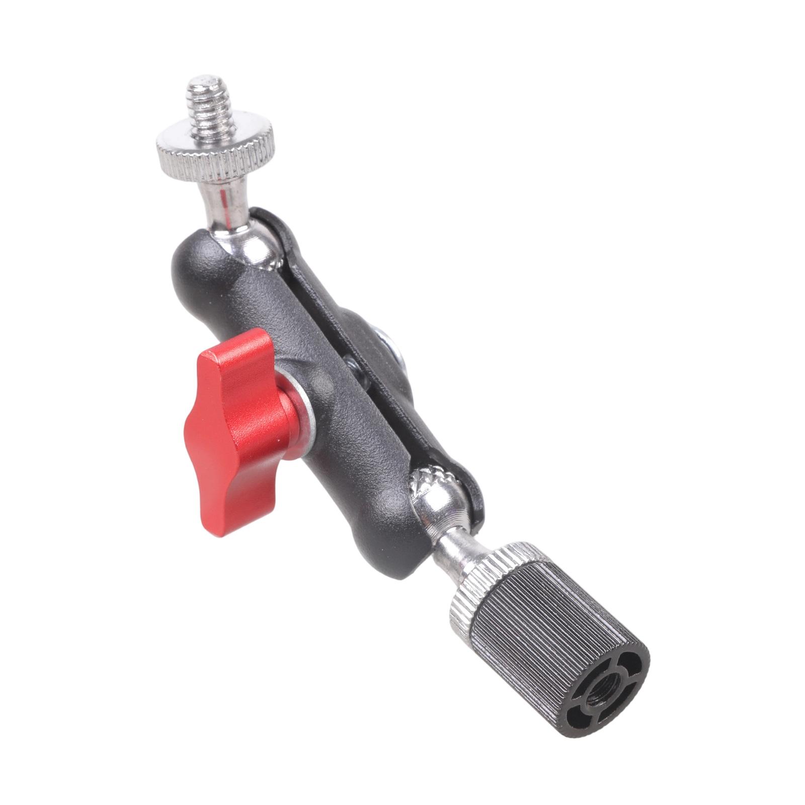 

Professional 1/4inch Male to Female Rotatable Ball Head Bracket Clamp For Phone Video Mount Camera LED Light Microphones