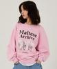 WAIKEI Maltese Archive Sweatshirt Light Pink