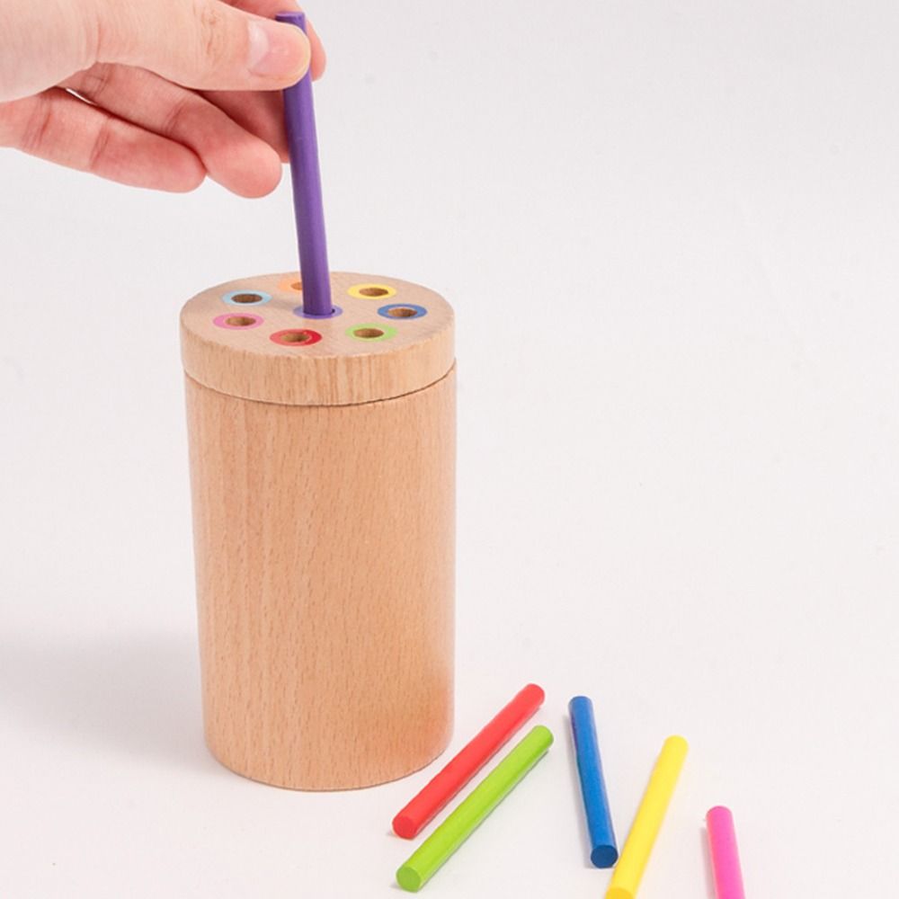 Dice Wooden Stick Board Game 42/16 Colourful Sticks Wooden Stick Tower Toy Set  Family