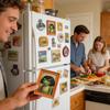 Refrigerator Magnets Decorative Vintage Ornament Artistic Photo Framed Strong Refrigerator Magnets Funny for Home Appliances