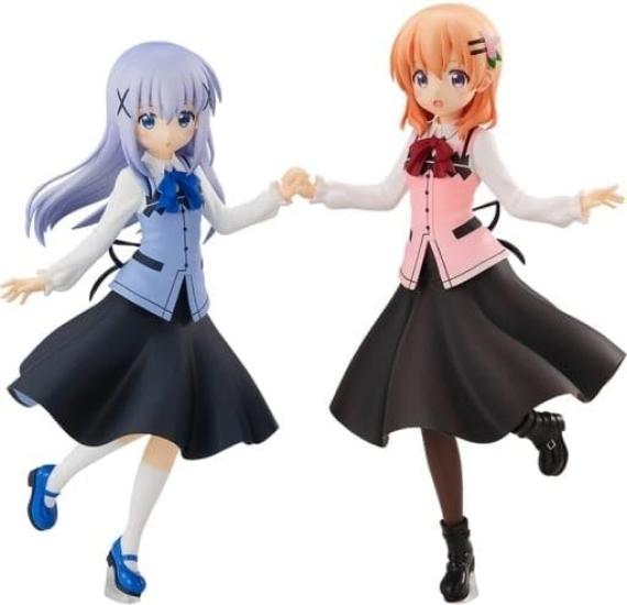 POP UP PARADE Cocoa Chino Set the Order a ABS PVC Finished Figure & "Is Rabbit? BLOOM" & Pre-painted