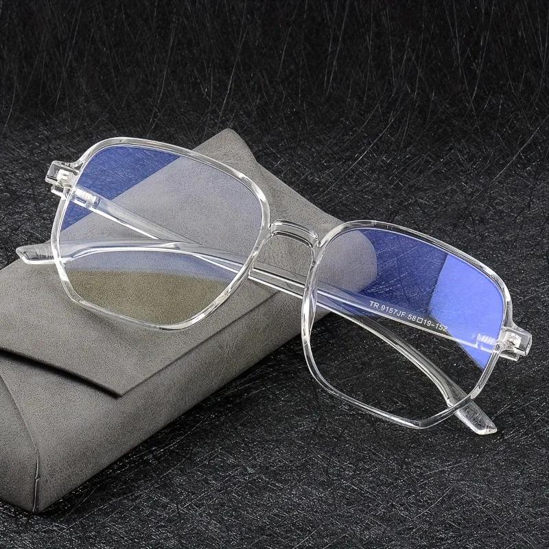 4PCS Korea Style Anti Blue Light Glasses for Men Women Vintage Classic Rectangle Frame Eyewear Optical Frame