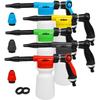 Car Wash Foam Gun Low Pressure Garden Hose Sprayer Adjustable Nozzle