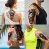 3 Stück Temporäre Tattoos Realistische Temporäre Tattoos Skelett mit Kapuze Spinnenkopf Totenkopf Drachenschädel Für Männer Erwachsene Oberschenkel