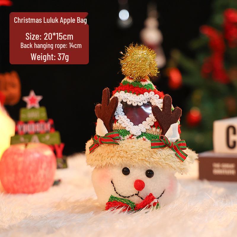 Christmas Eve Apple Candy Gift Tote & Packaging Bag