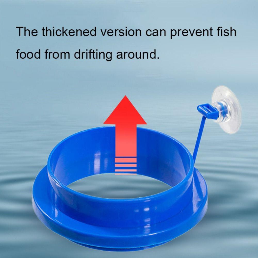 Thicken Floating Feeding Ring Suction Cup Floating Food Tray Fish Feeding Ring  Fish Pond