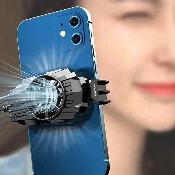 Awei Przenośny Mini Wentylator X31Czarny/Black