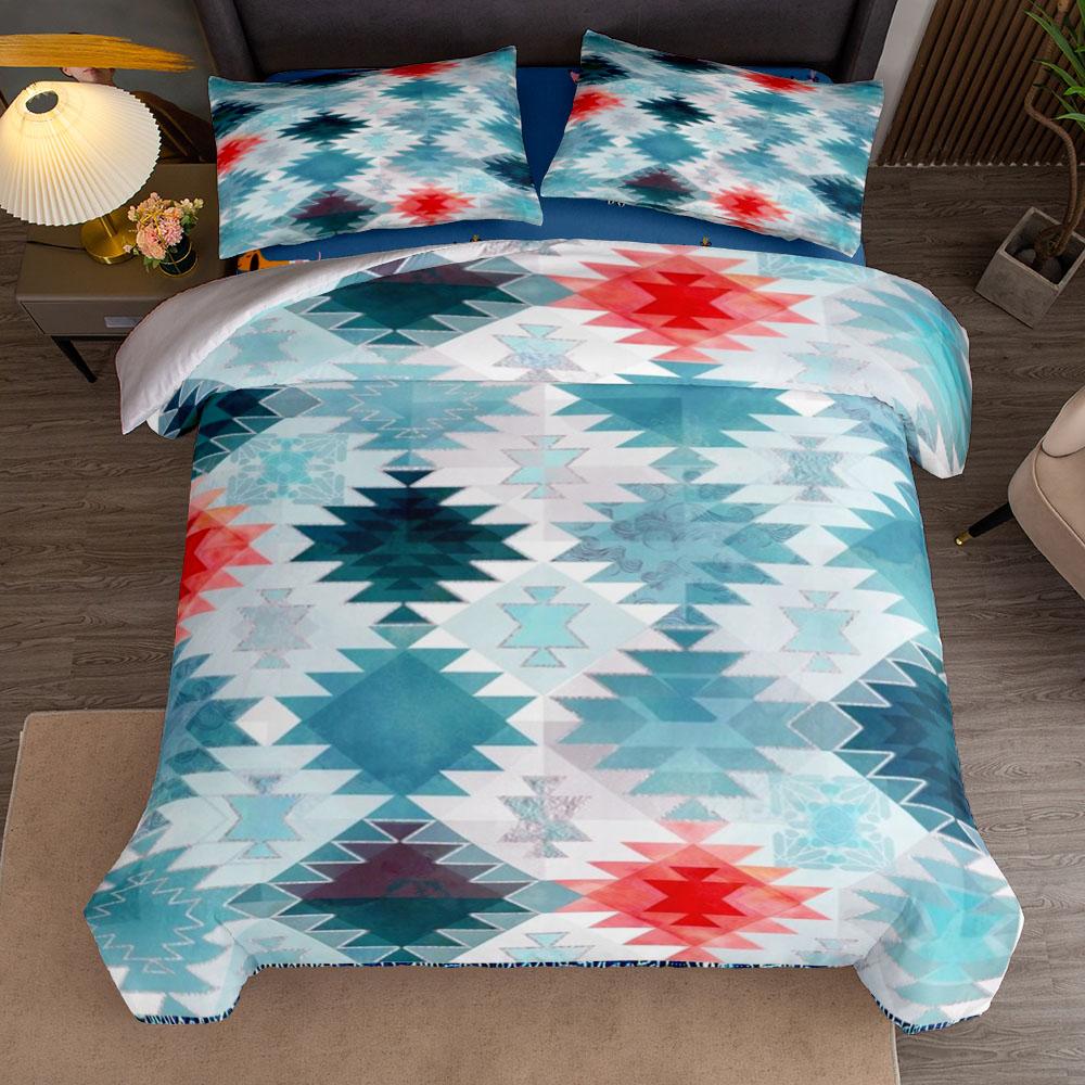 Antique Persian Kirman Duvet Cover Set UK Single Double Queen US Twin Full King Size  Bed Linen Set