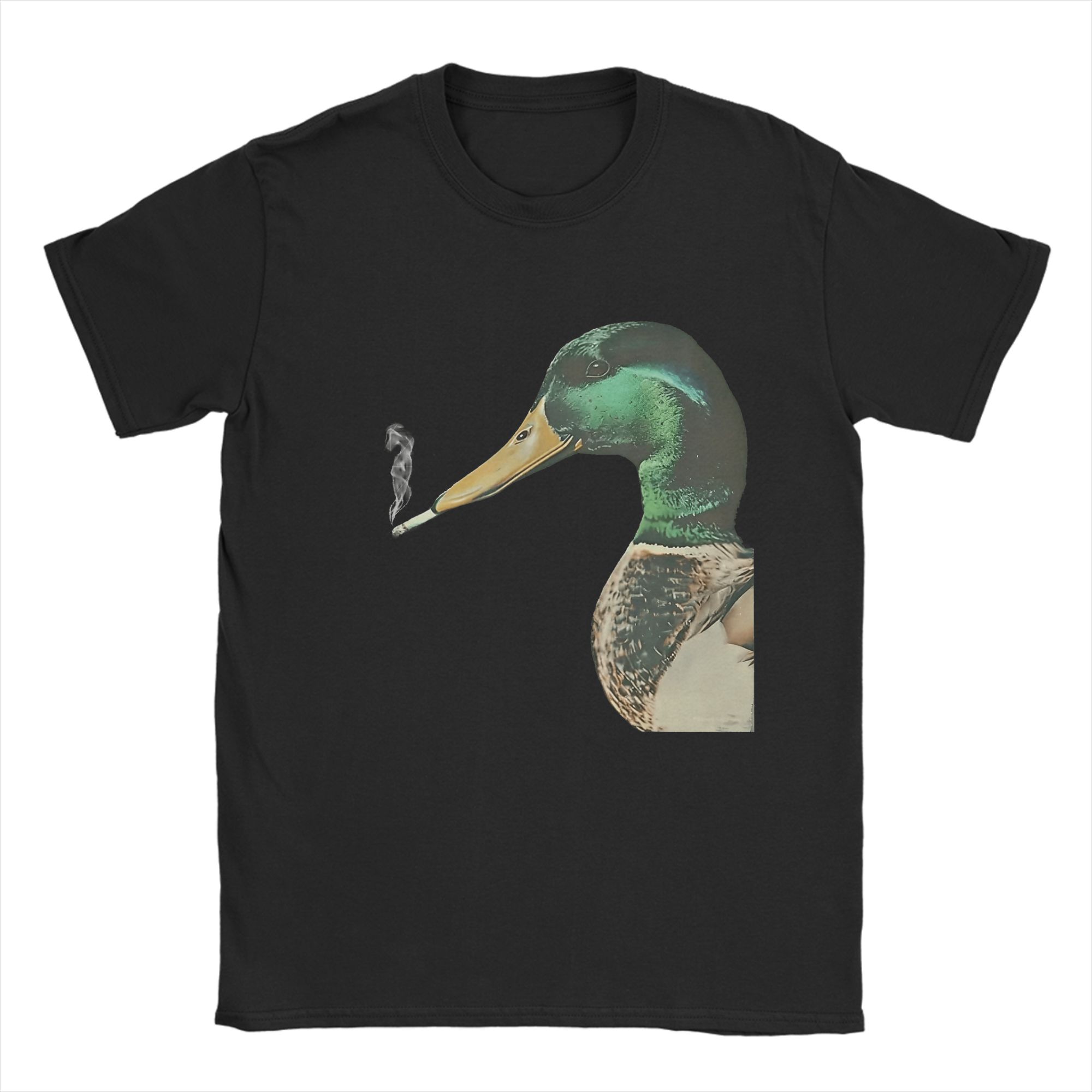 

Funny Vintage Duck Face Smoking Cigarette Meme T-Shirt Summer Pure Cotton T Shirts For Couple Harajuku Casual Tshirt Gift Idea S