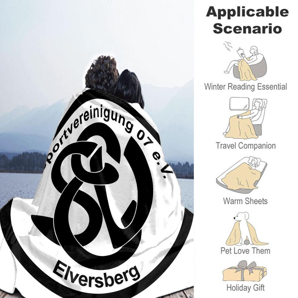 Sv Elversberg Blanket, High quality Comfortable for All Seasons, Home Decor, Warmth and Comfort