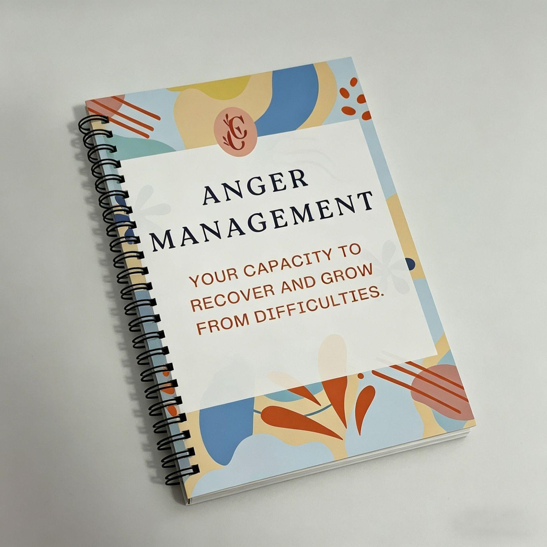 Anger Management A5 Spiral Notebook: Emotion Control Manual