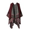 Ethnic Style Shawl Summer Outer Wear Women's Large Shawl Cape Cloak High-end Knitted Scarf