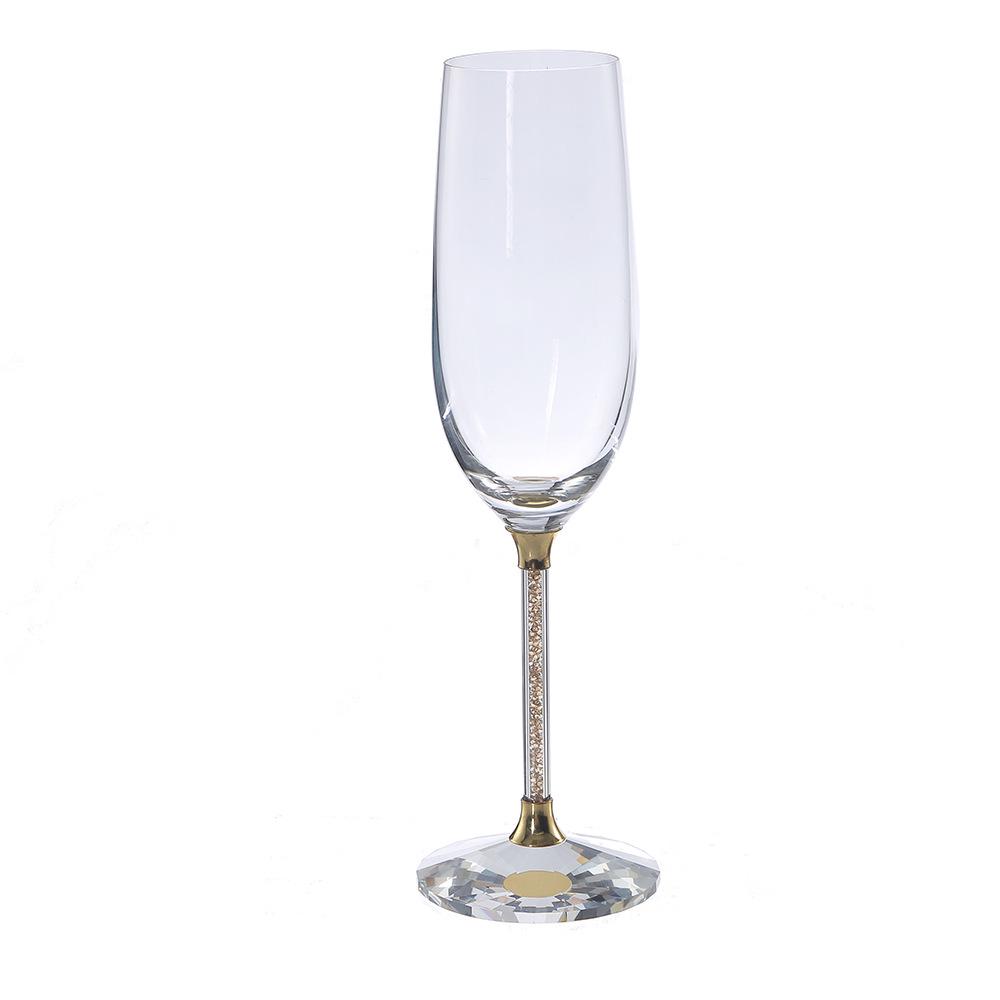 Juego de Copas de Cristal de Alta Calidad para Champagne y Vino Tinto