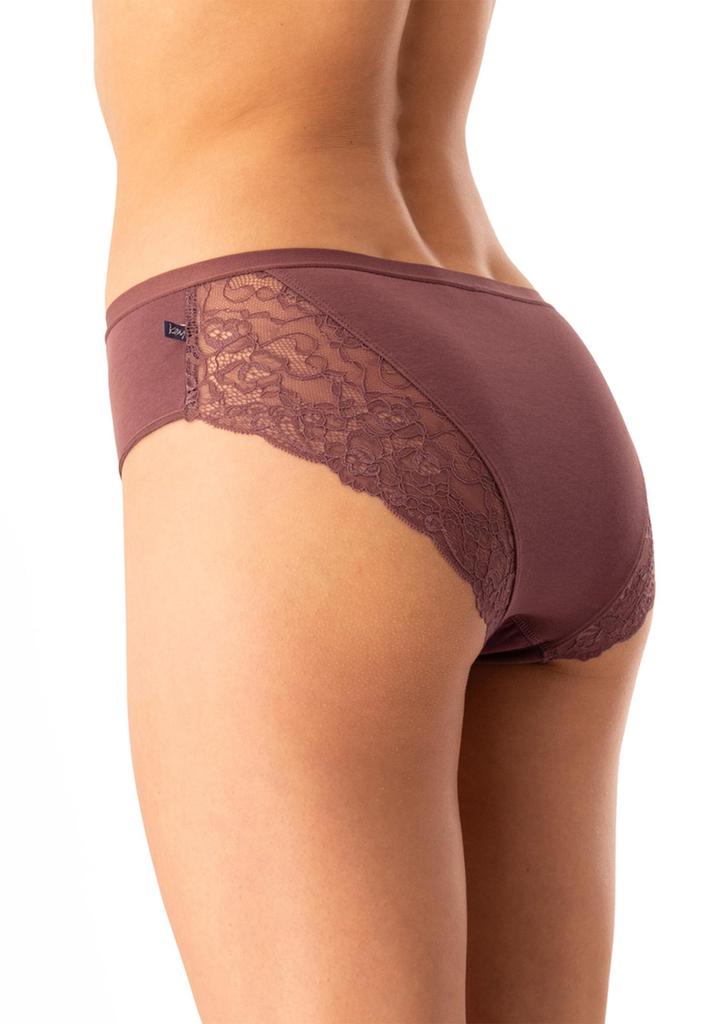 Figi damskie bawełniane (2pack) klasyczne z koronką LPC 590 Key