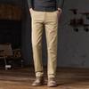 2024 New Autumn And Winter Men'S Casual Pants Straight Leg Slim Fit Workwear Pants Business Trend High-End Pants
