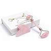 (Set of 2) Jade Roller Facial Gua Sha, Jade Roller Massager, Rose Quartz Gua Sha Roller Tools, Jade Roller Set, Natural Body Facial Massager