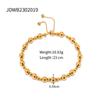 European & American Ethnic-Style African Jade Titanium Steel Bracelet - Retro, Luxury, Non-Fading, Niche Design