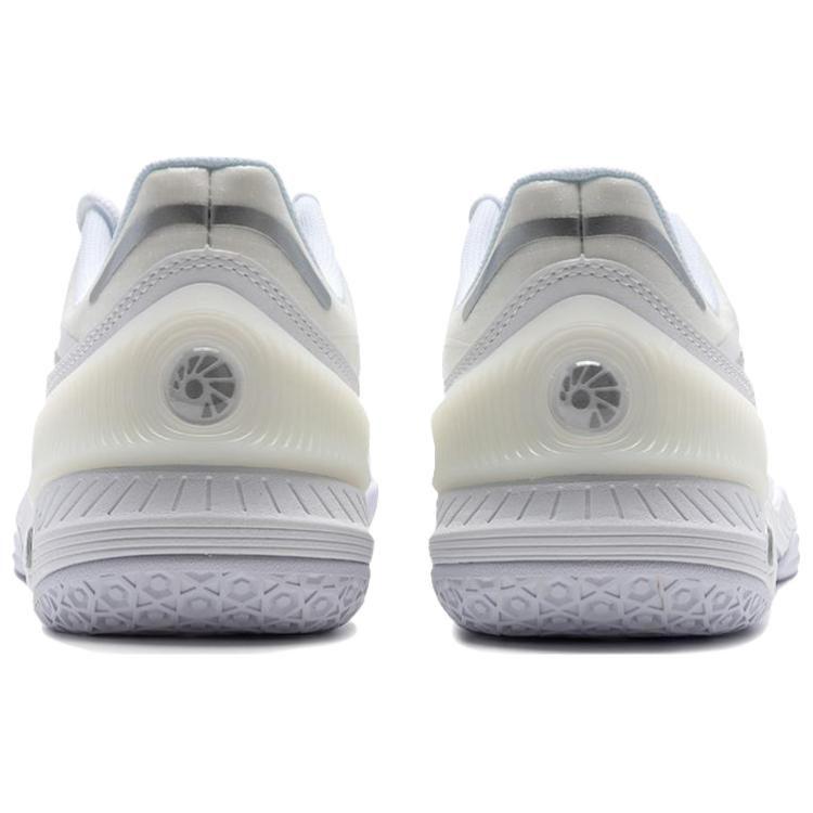 Li Ning Raid Cushioning, Wear Resistant Low Top Badminton Shoes Unisex White Beige AYZT009-3