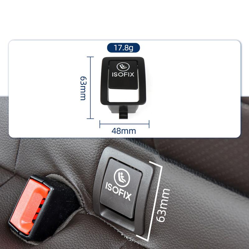 For Mercedes Benz GLC Class 2015-2021 W253 Car ISOFIX Switch Trim Cover Auto Rear Child Safe Seat Bench Switch Cover