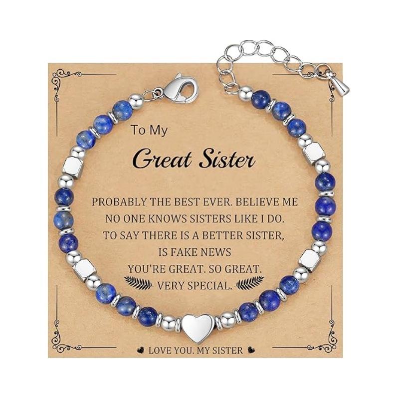 JYL TS Bracelet Adjustable Lobster Clasp Heart Pendant Enhances Relationship Luck