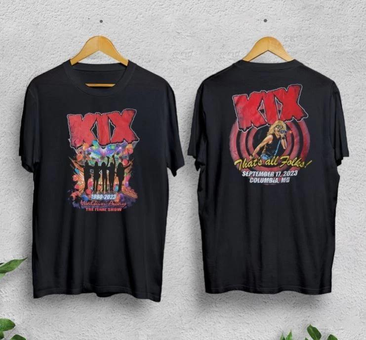 RARE!! Vintage KIX Final Show Walkin Away Columbia, MD T-Shirt M