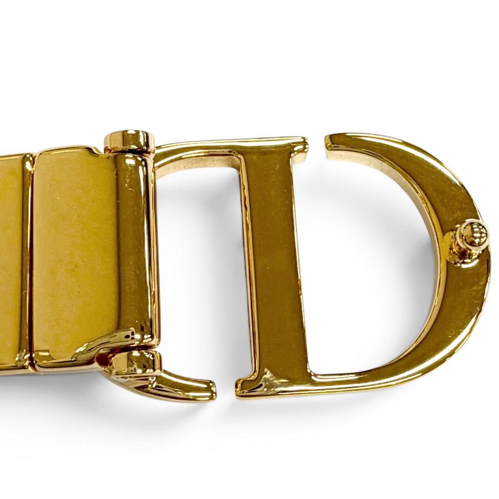 Excellent DIOR Belt 30 MONTAIGNE Reversible 0.8"" Leather B0446UWGA Used