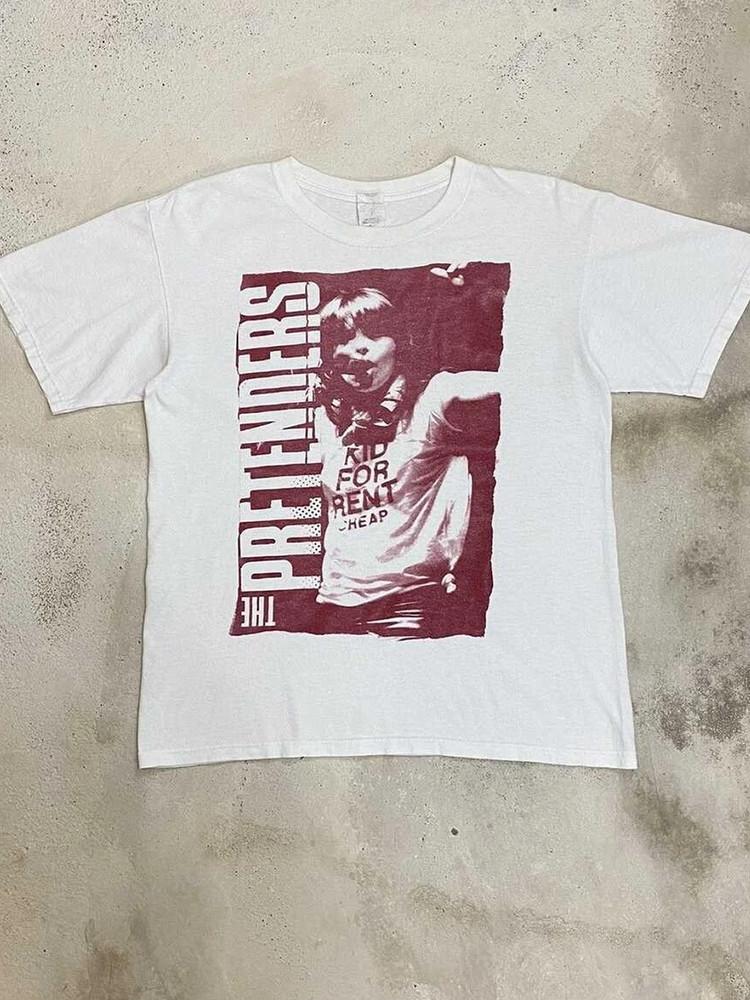 

The Pretenders Genre British Pop Rock White T Shirt Full Size S-5XL Unisex T-Shirt XL