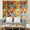 Scooby Print Tapestry, Lightweight Wall Hanging, for Bedroom, Dorm, Living Room, Home Art Decor, Birthday Christmas Gift for Friends