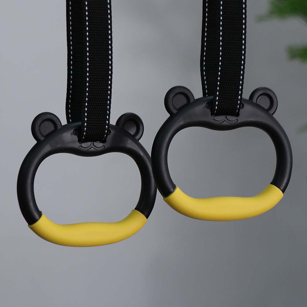 Durable Gymnastic Rings With Straps Fitness Exercise Ring Gym Ring Pull Up Bar  Fitness Training
