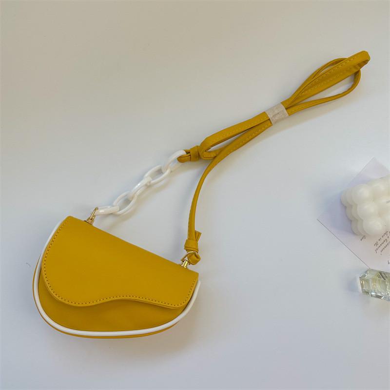 Stylish Mini Saddle Bag For Girls Fashionable Korean Design Winter Accessory For Kids